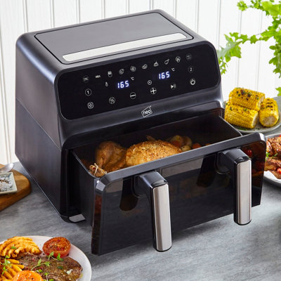 Dual drawer store air fryer