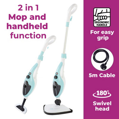 Neo Blue 10 in 1 1500W Hot Steam Mop Cleaner and Hand Steamer - 5