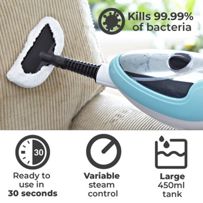 Neo Blue 10 in 1 1500W Hot Steam Mop Cleaner and Hand Steamer - 6