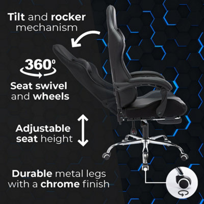 Gaming chair with massage function hot sale