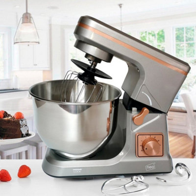 Buy Neo Copper and Grey 5L 6 Speed 800W Electric Stand Food Mixer DIY