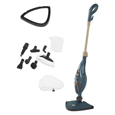 Neo Dark Grey & Copper 10 in 1 1500W Hot Steam Mop Cleaner and Hand Steamer