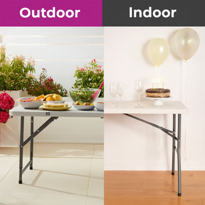 Neo Folding Picnic Table Portable 4FT Extendable Height