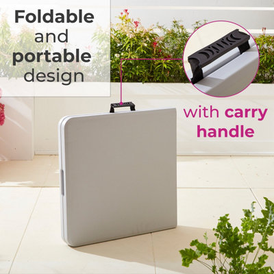 Neo Folding Picnic Table Portable 4FT Extendable Height