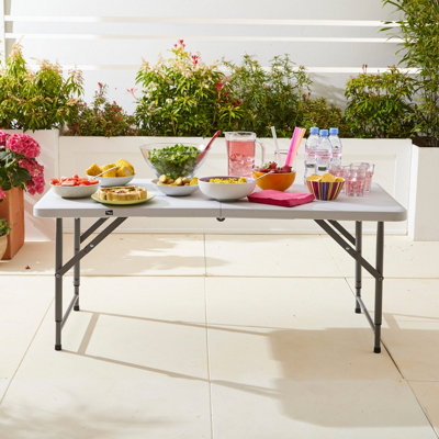 Neo Folding Picnic Table Portable 4FT Extendable Height