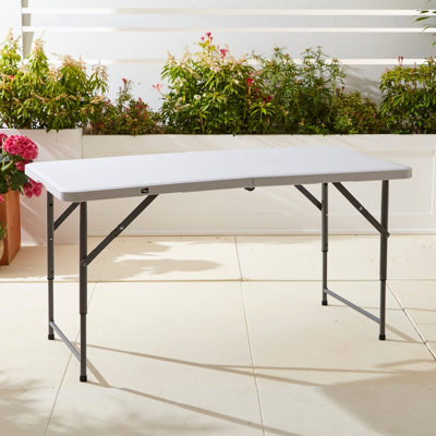 Neo Folding Picnic Table Portable 4FT Extendable Height