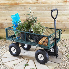 Neo Heavy Duty Garden Outdoor Cart With Cover