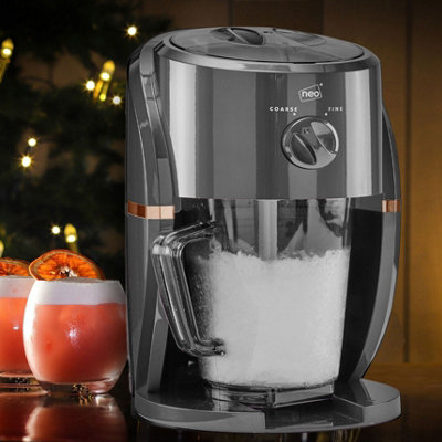 Neo Ice Crusher Slush Machine in Dark Grey and Copper