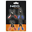 NEO mini circlip pliers set 4 pcs, internal & external, soft grip (Neo 11-227)