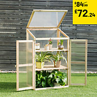 Neo Mini Wood Growhouse Greenhouse Cold Frame Model 3