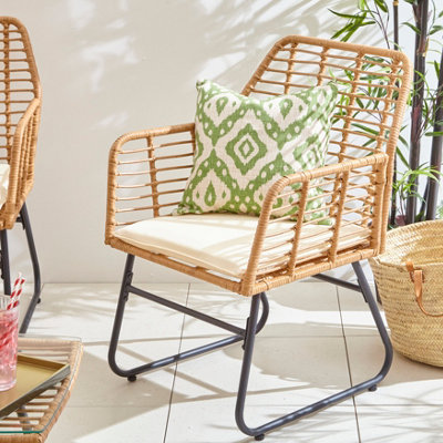 Bamboo shop patio chairs