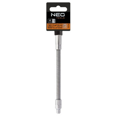 Neo professional flexible bits extension bar 140 mm long, 1/4" (Neo 08-557)