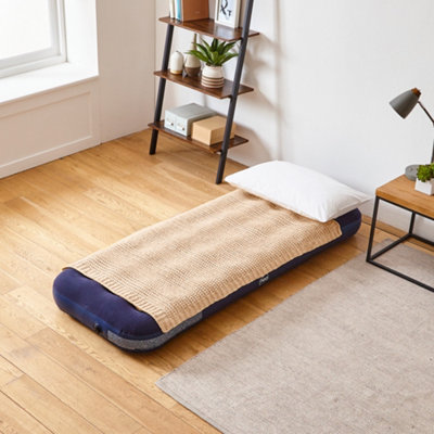 Neo Single Flocked Inflatable Airbed Mattress