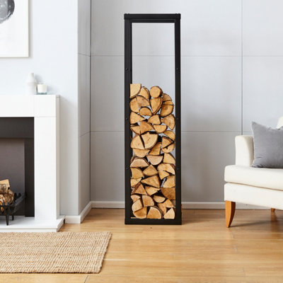 Floating firewood online rack