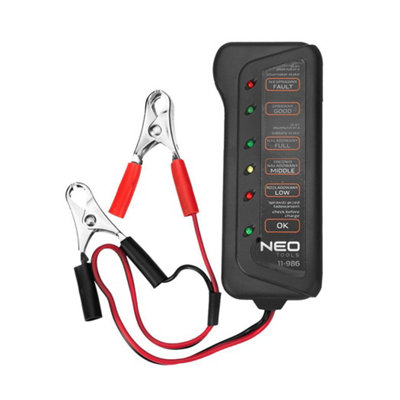 Neo Tools Battery Load and Charging Tester 12vV - Digital LED