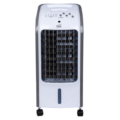 Neo White 4 Litre 80W Oscillating Portable Evaporative Cooler Fan with Remote Control