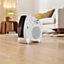 Neo White Electric Fan Heater 2000W Portable Floor or Upright