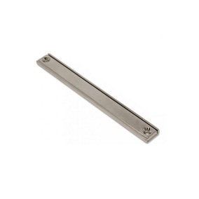 Neodymium Channel Magnet for Door Latches and Signage - 120mm x 13.5mm x 5mm thick with 2x 3.3mm Countersunk Holes - 40kg Pull