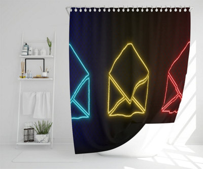 Neon email set (Shower Curtain) / Default Title Price Comparisons | Compare The Build