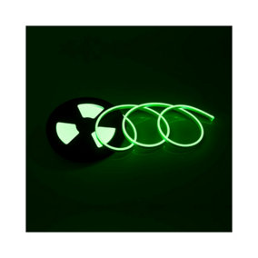 Neon LED Strip Flex Rope Light Flexible Outdoor DIY Lighting - LED Light Colour Green