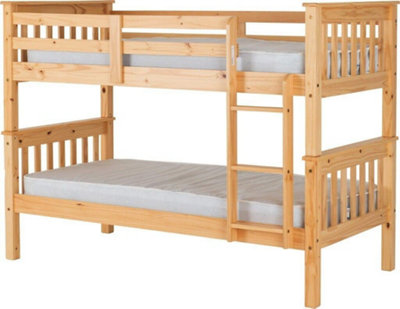 Neptune 3ft Bunk Bed in Oak Effect Finish