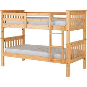 Neptune 3ft Bunk Bed in Oak Effect Finish