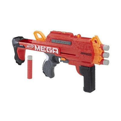 NEUF - PISTOLET NERF N-Strike MEGA : TRI-BREAK + Recharge de 10
