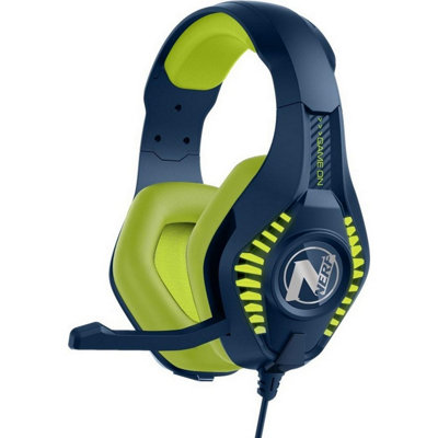 Nerf Pro G5 Gaming Headphones Blue/Green (One Size)