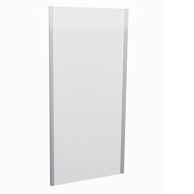 Nes Home 1000 mm Slider Shower Door Enclosure with 900 Frameless Glass Panel Screen + Tray