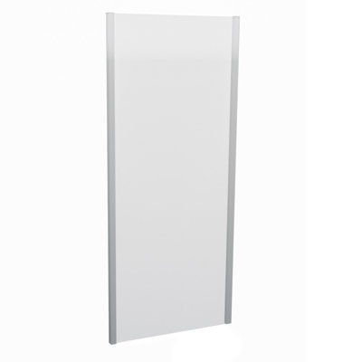 Nes Home 1100 mm Slider Shower Door Enclosure with 800 Framless Glass Panel Screen + Tray - 3