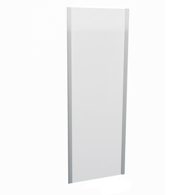 Nes Home 1200 mm Slider Shower Door Enclosure with 700 Frameless Glass Panel Screen + Tray - 3