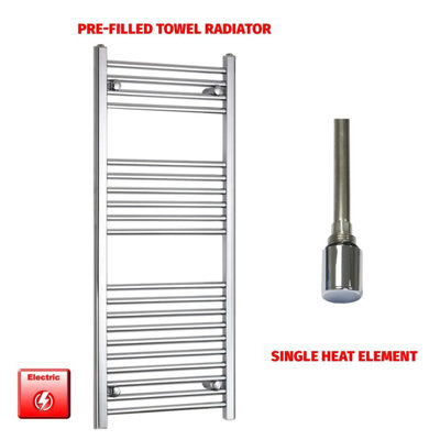 Nes Home 1200 X 600 mm Horizontal Straight Chrome Towel Rail Radiator - 5