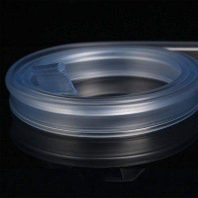 Nes Home 1200mm Transparent Soft Rubber Shower Door Seal for Folding Bath Screen