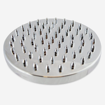 Nes Home 150mm Chrome Round Overhead Swivel Rain Waterfall Shower Head Kit - 3