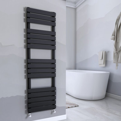 Nes Home 1600 X 500 mm Anthracite Flat Panel Towel Radiator