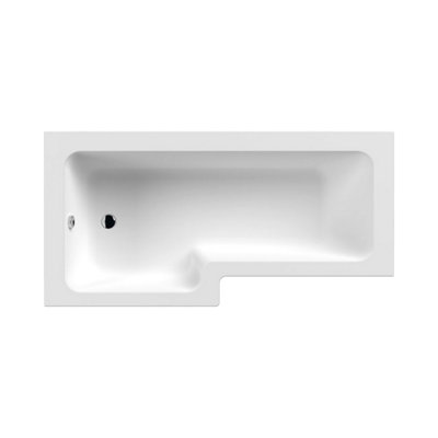 Nes Home 1700 x 850mm Acrylic Square Left Hand L Shaped Shower Bath