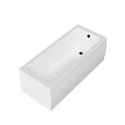 Nes Home 1700mm Square Single Ended Bathtub With Legs - 4