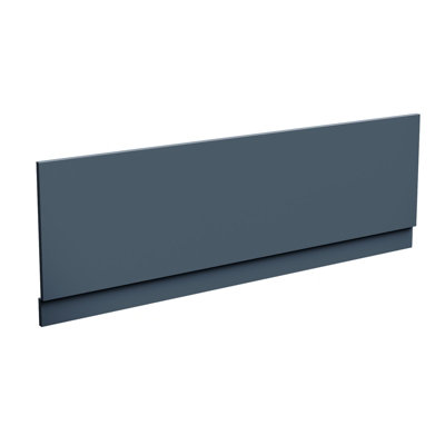 Nes Home 1800 mm Anthracite Front Side Bath Panel Durable PVC + Plinth Gorge - 3