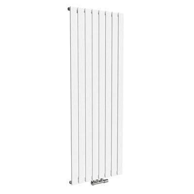 Nes Home 1800 X 546 mm Central Connection Vertical Flat Panel White Designer Radiator