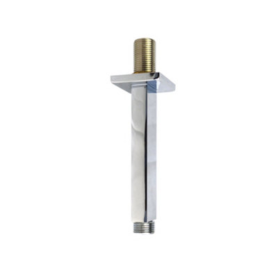 Nes Home 200 mm Square Fixed Shower Head With 120mm Ceiling Mounted Arm - 3