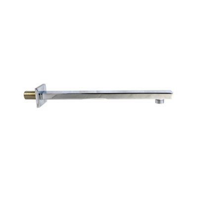 Nes Home 200 mm Square Fixed Shower Head With 300mm Wall Mounted Arm - 3