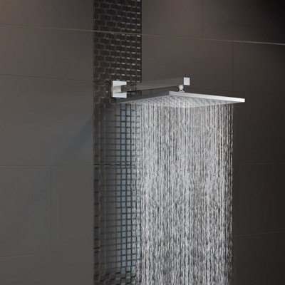 Nes Home 200mm Square Brass Shower Head Replacement