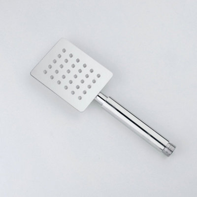 Nes Home 200mm Square Shower Head and Handset Chrome - 5