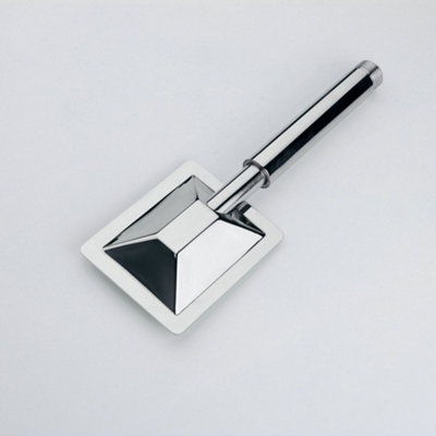 Nes Home 200mm Square Shower Head and Handset Chrome - 6