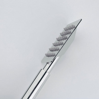 Nes Home 200mm Square Shower Head and Handset Chrome - 7
