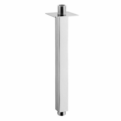 Nes Home 250mm Rectangular Ceiling Shower Arm Chrome