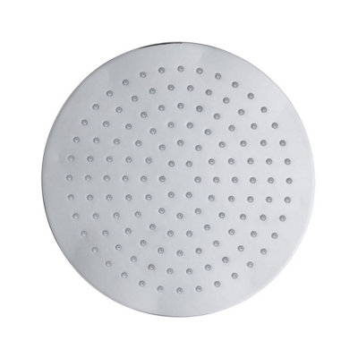 Nes Home 250mm Round Rainfall Overhead LED Shower Head Chrome