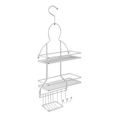Nes Home 3 Tier Hanging Shower Caddy Storage Organiser Basket