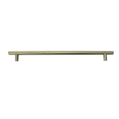 Nes Home 320mm Center to Center Modern Gold Brass Knurled Cabinet Bar Handles