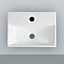 Nes Home 375 x 270mm Cloakroom Rectangle Counter Top Basin Sink